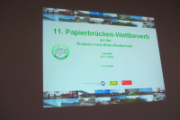 11. Papierbrückenbau-Wettbewerb